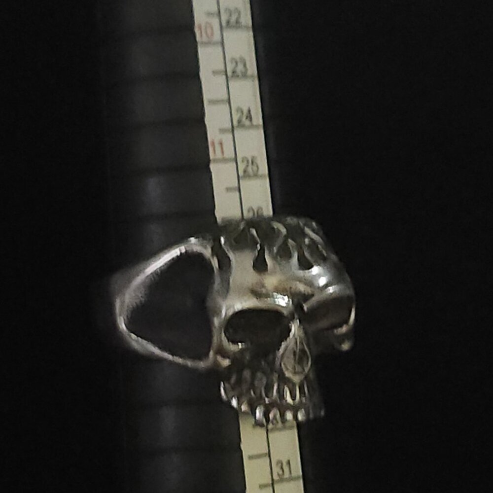 Flame Skull Ring - image 6